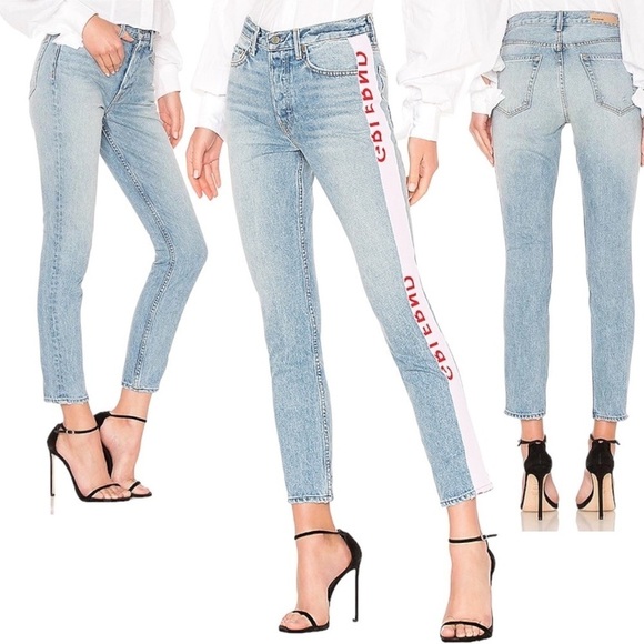 GRLFRND Denim - GRLFRND Karolina High-Rise Skinny Jean in La Di Da